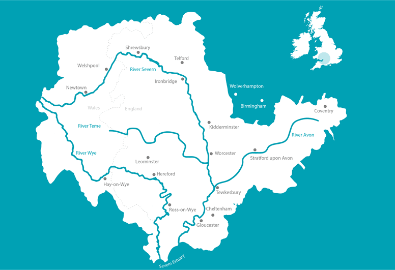 River Severn map